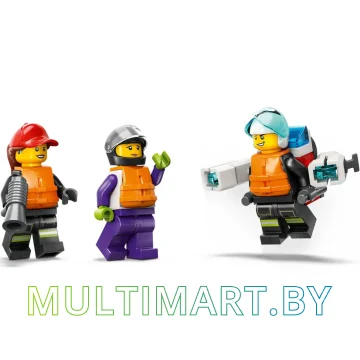 Конструктор LEGO City 60373 Пожарная спасательная лодка картинка 8